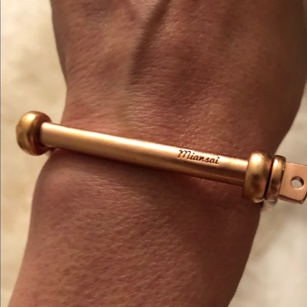 Miansai rose gold bracelet